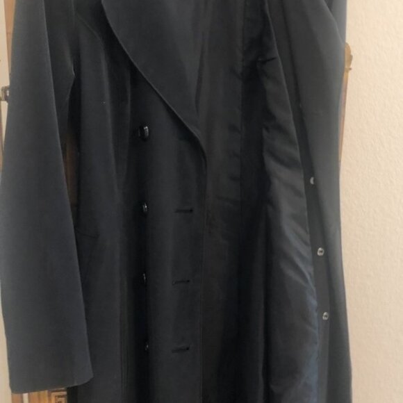 Trench Coat - water resistant -full length EUC - Picture 3 of 11